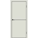 Flat H1, кромка ПВХ черная с 4х сторон, молдинг пластик черный, Velldoris